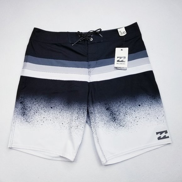 Billabong Momentum X Black Boardshorts - 36 - NWT